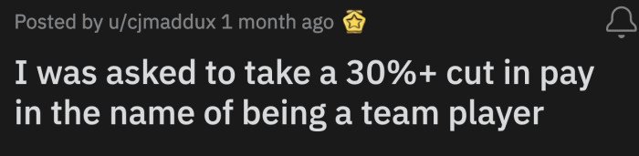 Here's how OP's story went