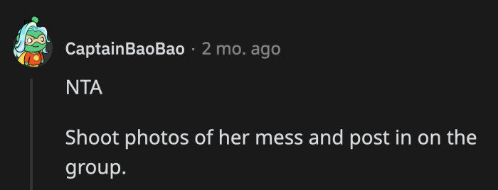 Since the roommate wants to be public about this drama, OP should respond the same way