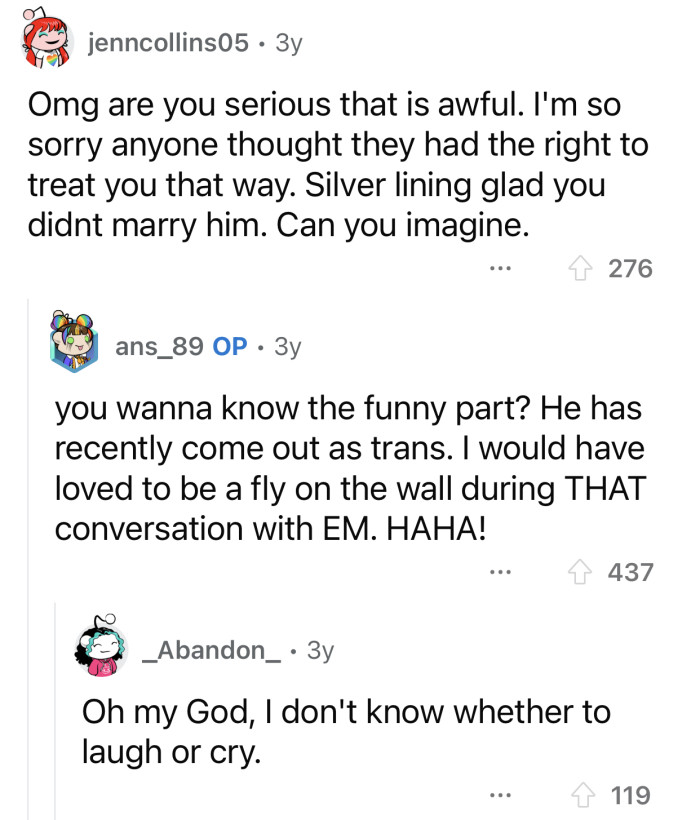 His mother probably lost her mind after hearing the news.