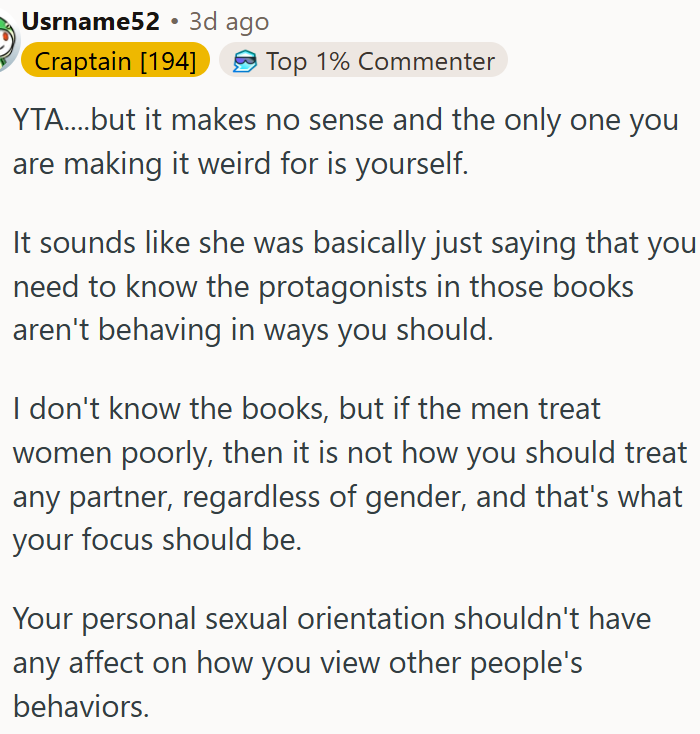 OP is only making it awkward for himself.