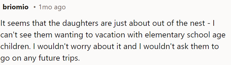 OP shouldn't stress about it and should avoid inviting them on future trips.