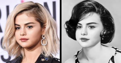 14 Pictures Of Young Stars And What They Would Look Like If They Were The Icons Of The 20th Century