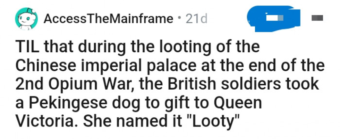 This Redditor chose to share this information with the TodayILearned subreddit community