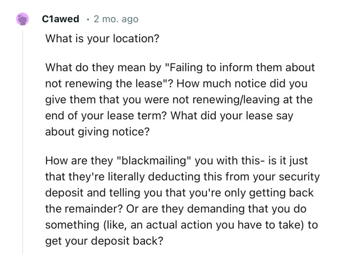 This Redditor has important questions that need urgent answers