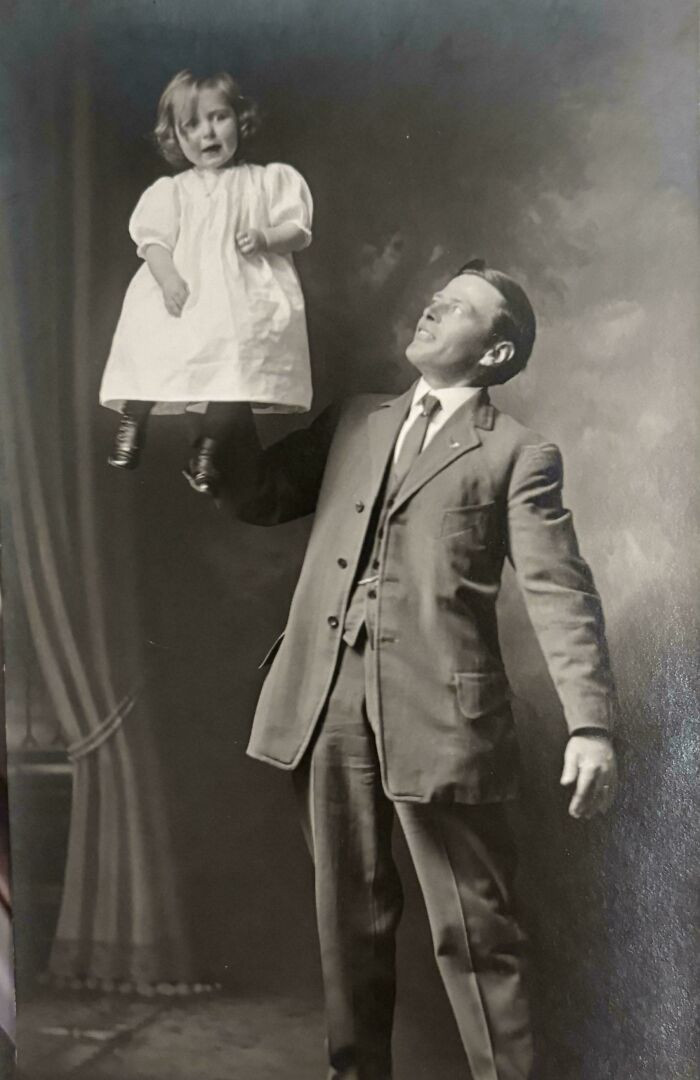 "Great-Grandmother And Her Father, Los Angeles, 1914"
