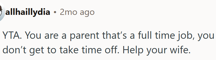 Parenting is a full-time job