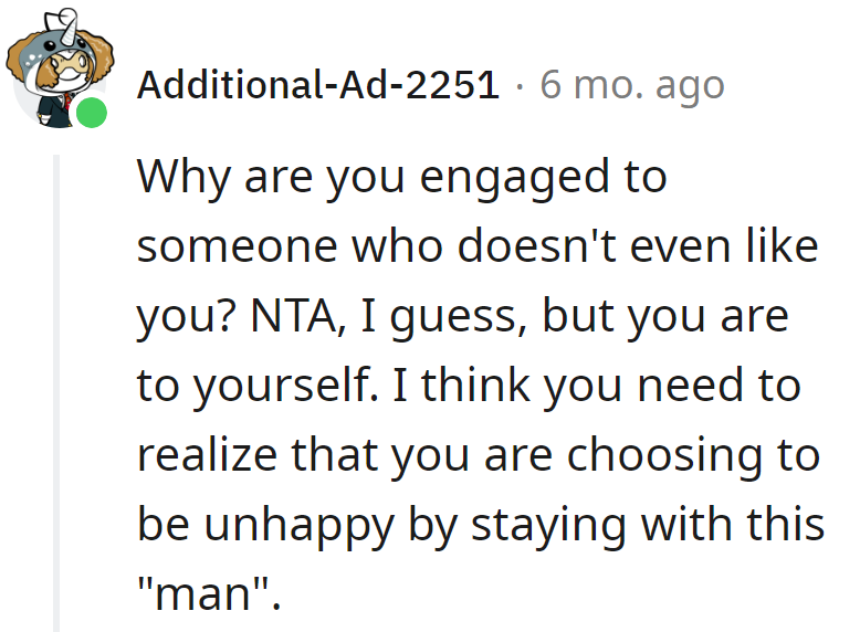 You deserve better, OP!