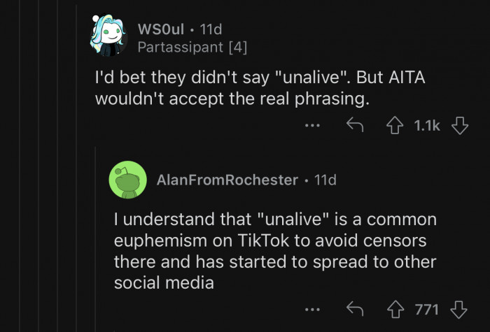 No matter how she said it, it's not something you discuss with a 10-year-old.