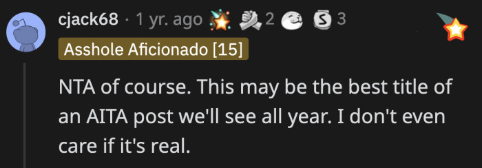 It truly is a horrible situation for OP, but it's also so, so ridiculous to anyone who came across his post