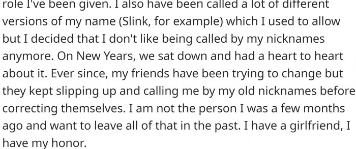 OP recently realized they don't enjoy being in this role, so they sat down with the group to have a heart-to-heart on New Year's.