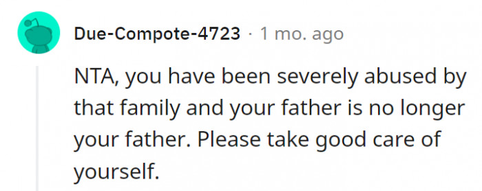 16. The father has forfeited his right to be called that