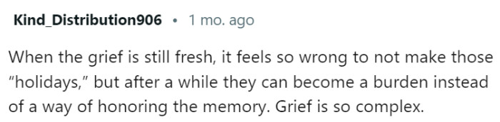 Grief is so complex