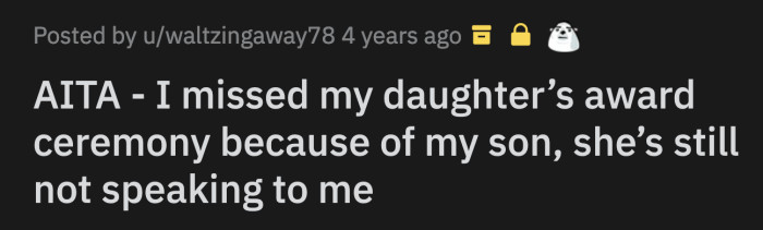 OP left a voicemail for her daughter to inform her that she will not be attending the ceremony.