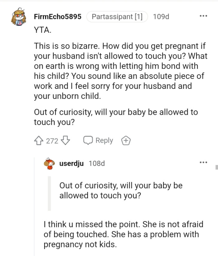 What is wrong with letting him bond with your child?