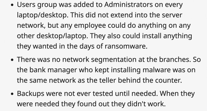 the most, are the ones who don't value investing in them