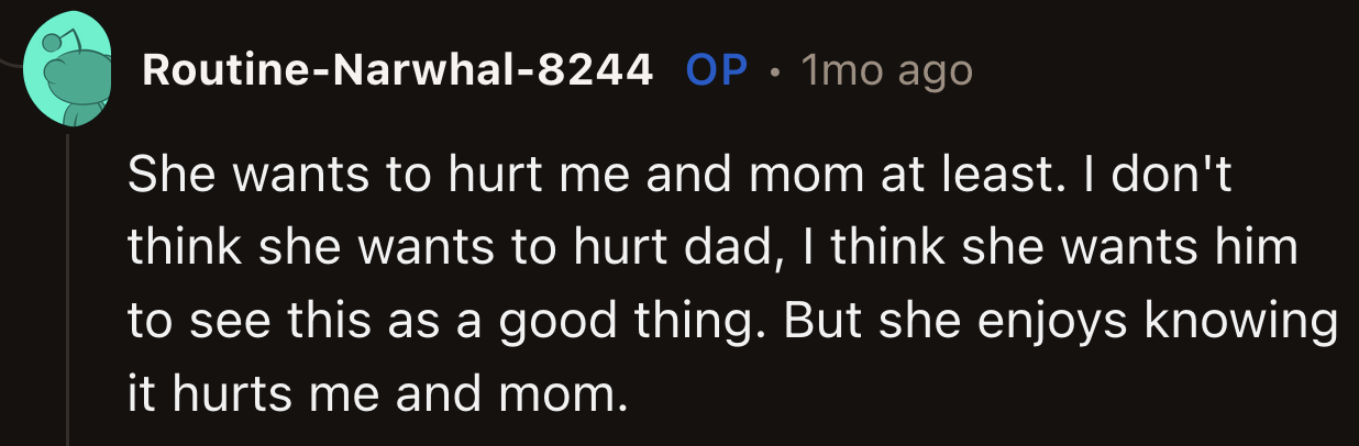 The party could have been bait to get an emotional reaction from OP and her mom. They are right to ignore it.