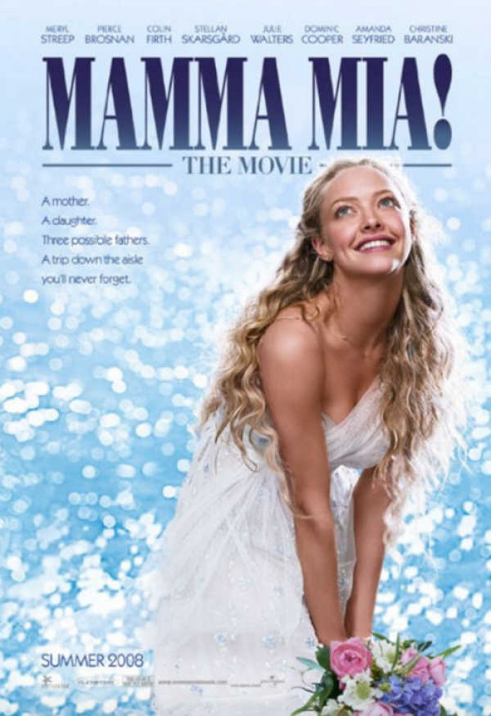 14. The 2008 movie 'Mamma Mia' starring Amanda Seyfried and Meryl Streep