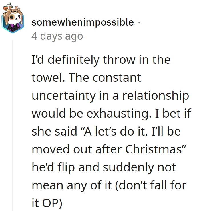 Don't buy the routine, OP!