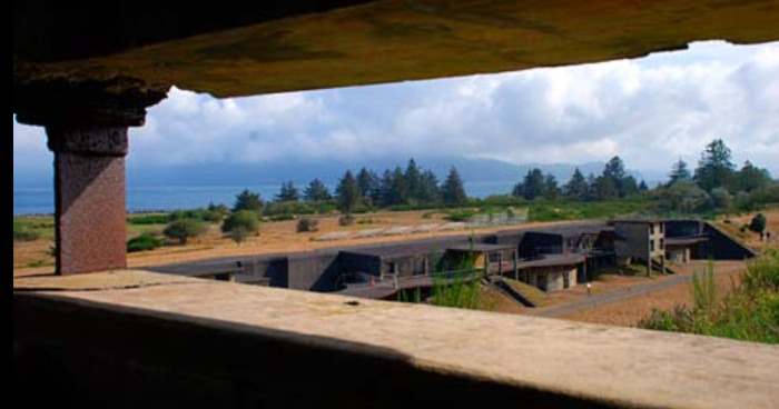 Fort Stevens: a coastal fort near Astoria where the rusting wreck of the Peter Iredale still sits on the beach, part of a coastline so littered with lost ships that sailors gave it a grim reputation.