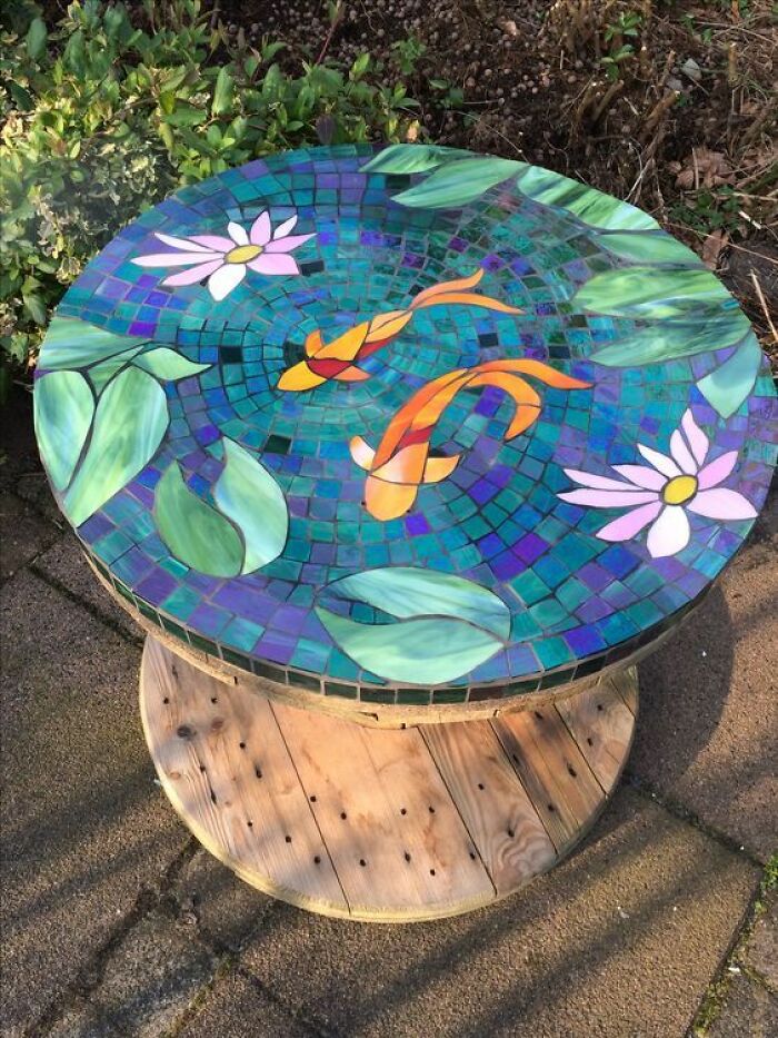 Mosaic table