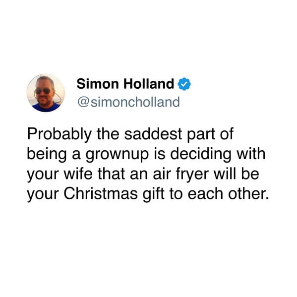 2. A Christmas gift to each other
