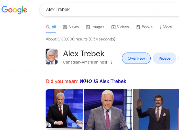10. The mystery of Alex Trebek's identity.