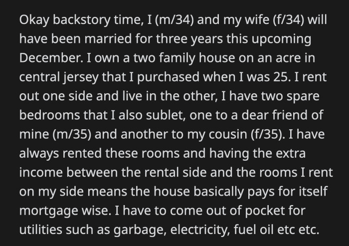 OP doesn't want to lose the income they are receiving from the rent because it has given them more financial freedom