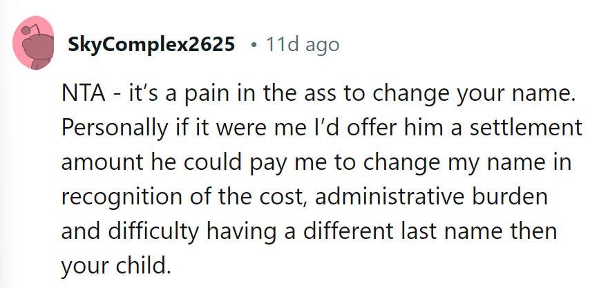 It's Like a Name-Change Tax—Pay Up or Pipe Down.