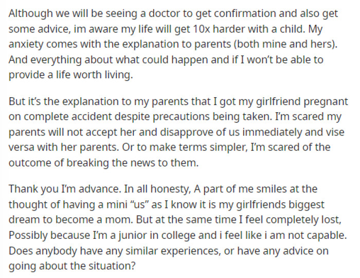 He seems somewhat aware of how his life will change, which is important, and he explains why he's a little bit wary of the situation.
