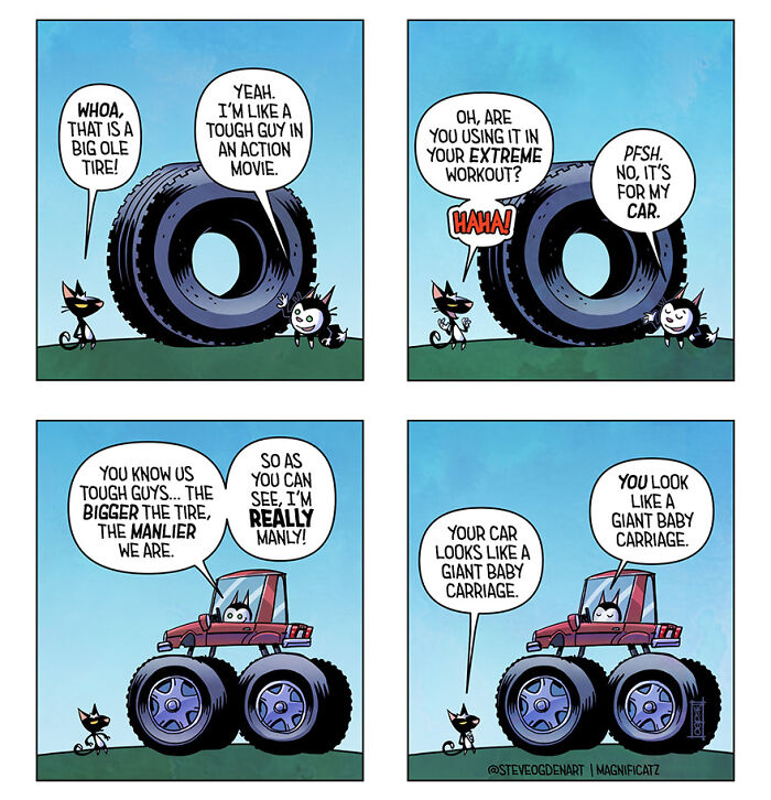21. A giant baby carriage