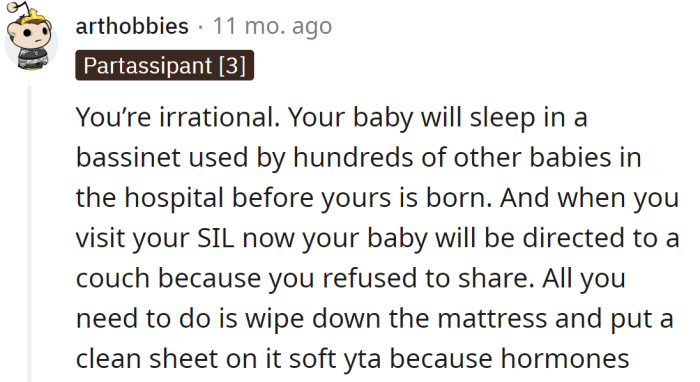 The OP was irrational