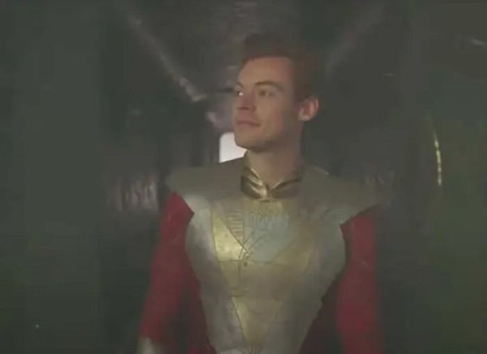 6. Harry Styles was the only choice for Starfox, the personal pawn of Chloé Zhao, director of Eternals.