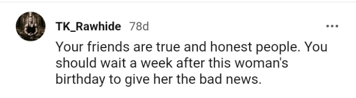 The OP should wait a week after the girl's birthday