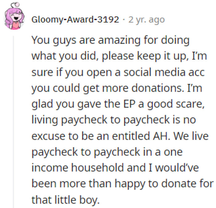 Keep Up the Good Work!