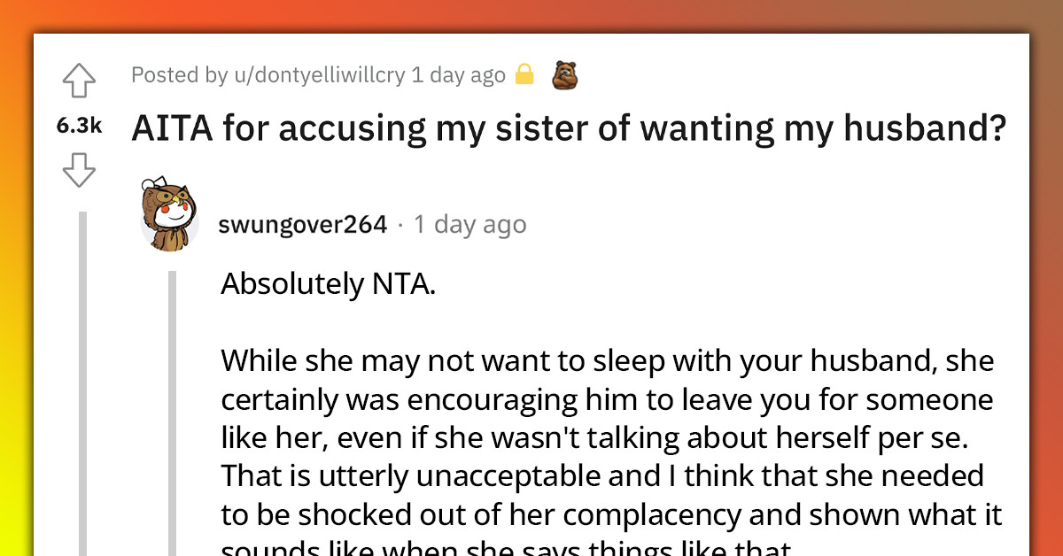 Woman Accuses Her Jealous Sister of Wanting Her Husband and Causes a Major Uproar Online