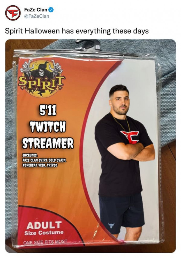 26. A Fake Spirit Halloween Costume of a 5'11