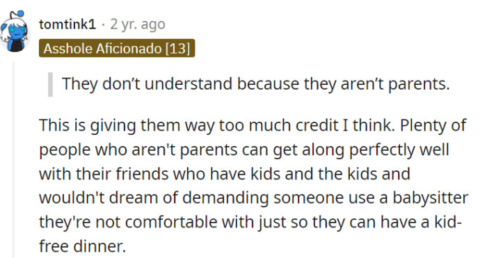 Parenthood doesn't come with exclusive club rules.