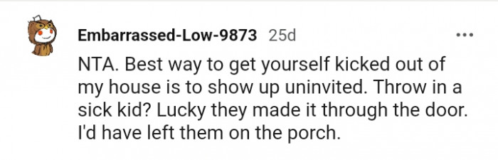 Lucky they made it through the door