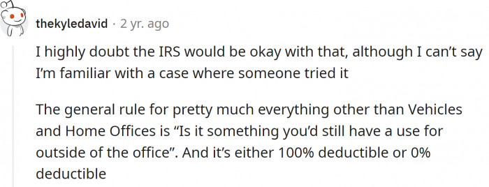 The IRS decides