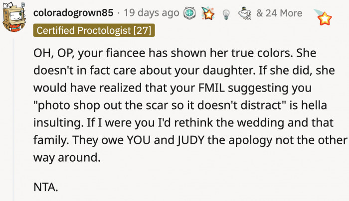 She actually doubled down and defended her mom's actions