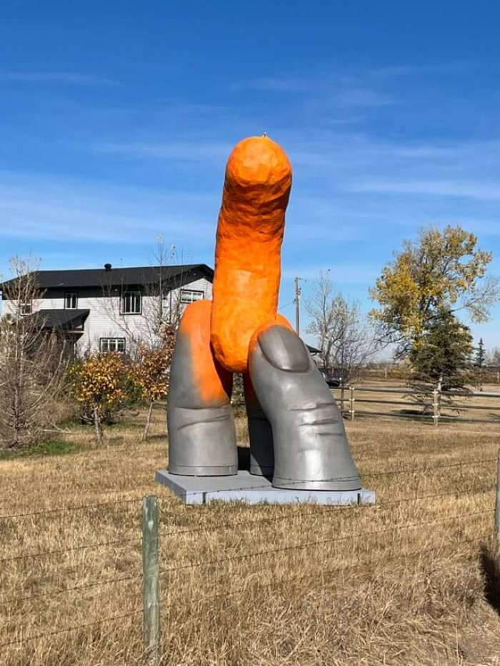 17. Strange art sculptures, you say?