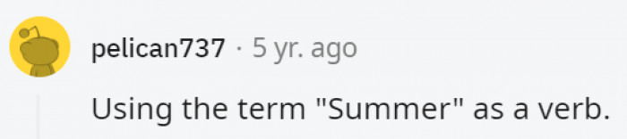 9. Most folks don't even know what the word 