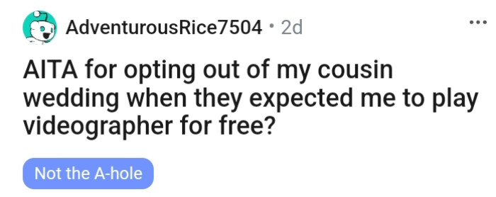 Here's the story's title