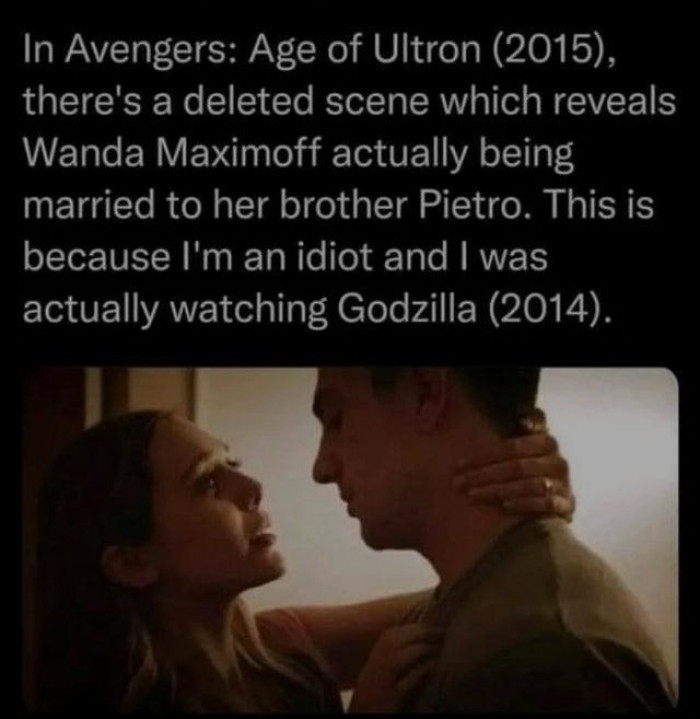 18. When you think you're watching Avengers, but it's actually Godzilla