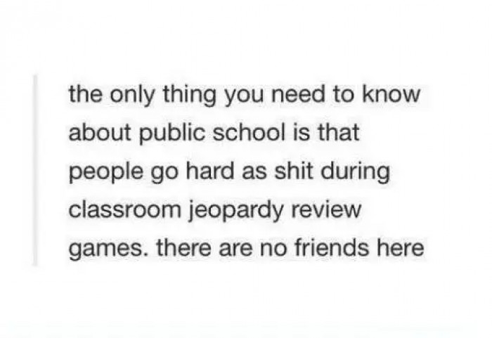 16. The intense moments during a Jeopardy game review