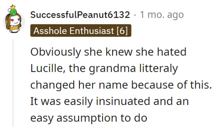 Grandma's name change was a plot twist even M. Night Shyamalan didn't see coming!