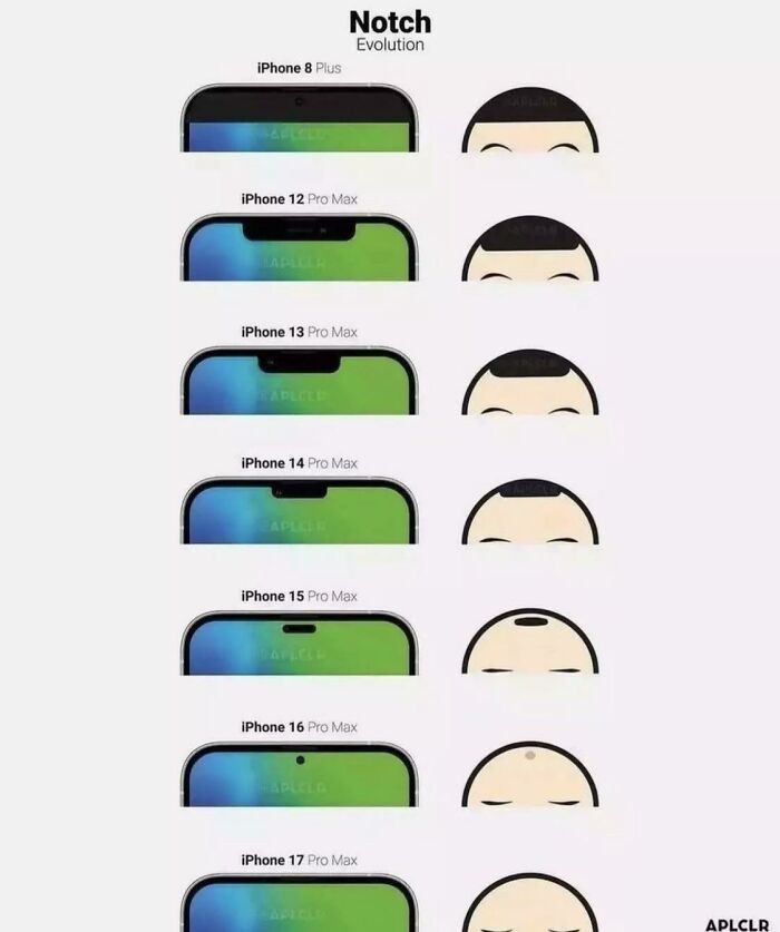 31. Glad It’s Not Just Me That Can’t Unsee The iPhone Notch As A Receding Hairline