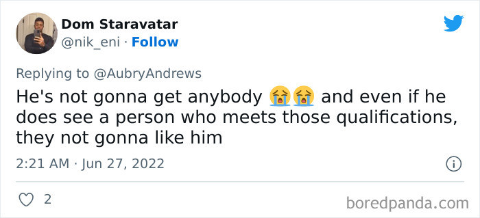 49. He's gonna get no one