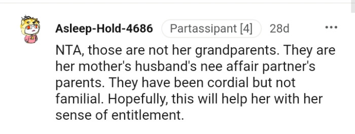 They have been cordial but not familial