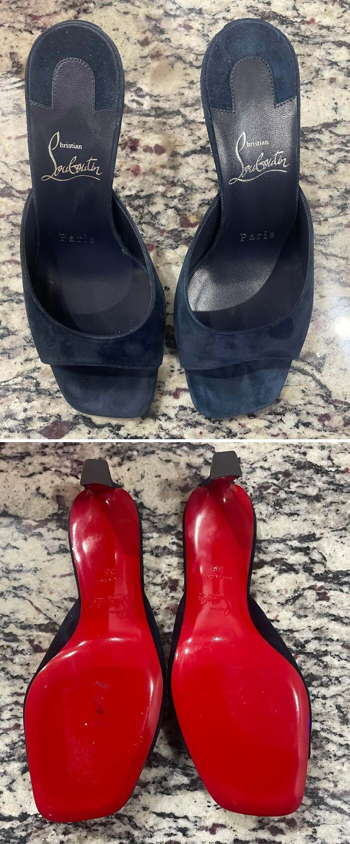 "Found Christian Louboutin Red Bottoms At Goodwill Today"